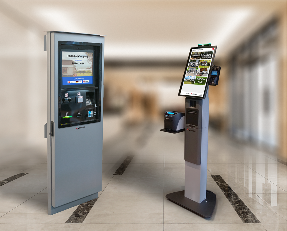 The self-service machines can be customised according to your preferences and tailored with a variety of features